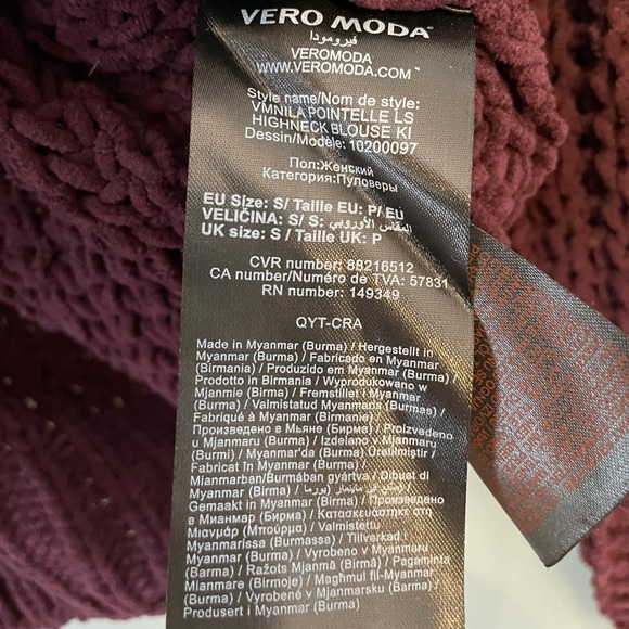 Vero Moda Purple Sweater - Picture 4 of 5
